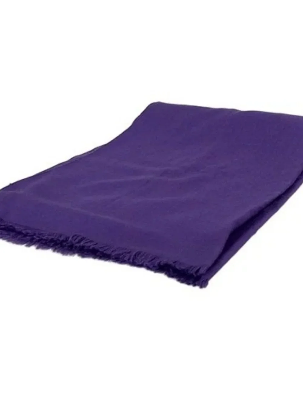 GUCCI Purple Wool Silk Scarf